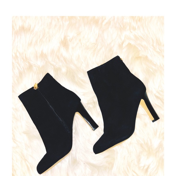 Ivanka Trump Shoes - Black Suede Shoe Boots